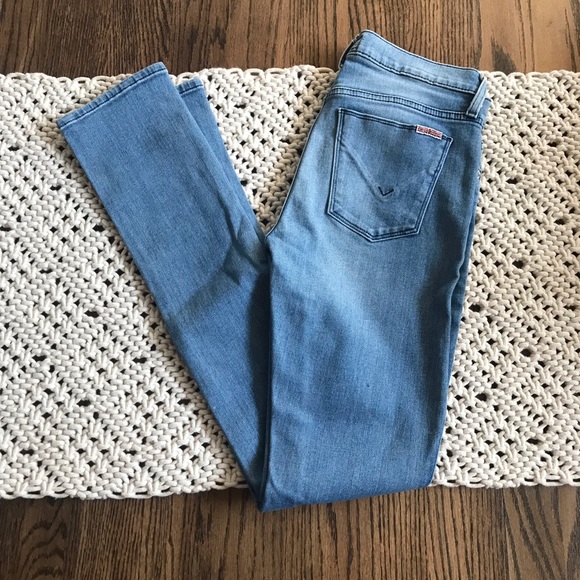 Hudson Shine Midrise Skinny Jeans in Pico - Picture 2 of 7